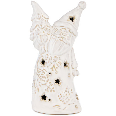 Фигурка "ДЕД МОРОЗ" с led-подсветкой коллекция "PINE CONES", 8,6*7,2*17 см BRONCO 230-531