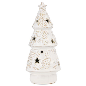 Фигурка "ЕЛКА" с led-подсветкой коллекция "PINE CONES", 10*10*22,5 см BRONCO 230-532