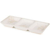 Менажница 3 секции коллекция "PINE CONES", 33*14*3,5 см BRONCO 230-543