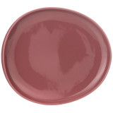 Тарелка закусочная " FUSION" 23*20, 5см, брусничная (мал=2шт./кор=24шт.) BRONCO 263-1003