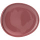 Тарелка закусочная " FUSION" 23*20, 5см, брусничная (мал=2шт./кор=24шт.) BRONCO 263-1003