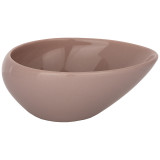 Салатник " FUSION" 18*15, 5*7, 5см, пудровый (мал=2шт./кор=24шт.) BRONCO 263-1007