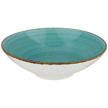 Салатник "NATURE" 900мл 21*6,5см, бирюзовый (мал=2/кор=16шт.) BRONCO 263-1034