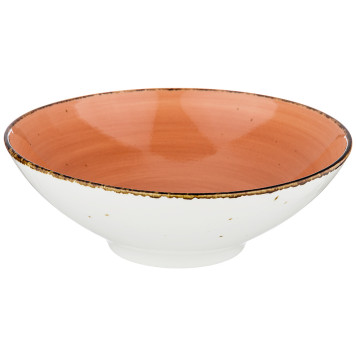 Салатник "NATURE" 500мл 16,5*5,5см, оранжевый (мал=4/кор=36шт.) BRONCO 263-1038