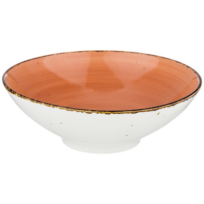 Салатник "NATURE" 500мл 16,5*5,5см, оранжевый (мал=4/кор=36шт.) BRONCO 263-1038