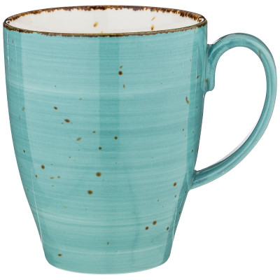 Кружка "NATURE" 400 мл, бирюзовая (мал=4/кор=32шт.) BRONCO 263-1040