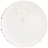 Тарелка обеденная "GOLD" 26 см (кор=18шт.) BRONCO 263-1080