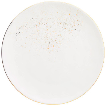 Тарелка обеденная "GOLD" 26 см (кор=18шт.) BRONCO 263-1080