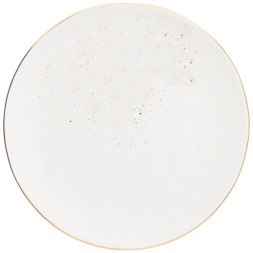 Тарелка закусочная "GOLD" 22 см (кор=24шт.) BRONCO 263-1081