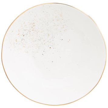 Салатник "GOLD" 18*5,5 см 550 мл (кор=24шт.) BRONCO 263-1083-1