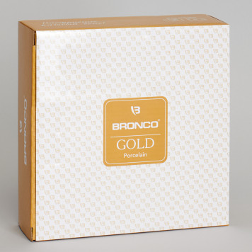 Салатник "GOLD" 18*5,5 см 550 мл (кор=24шт.) BRONCO 263-1083-3