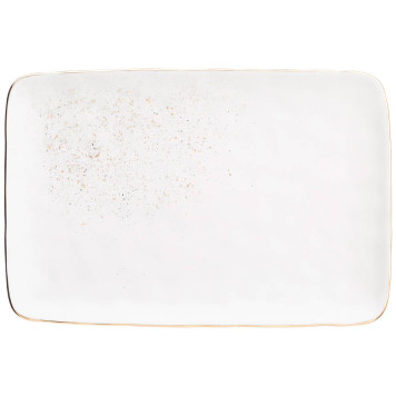 Блюдо прямоугольное "GOLD" 30*20,5*2,5 см (кор=12шт.) BRONCO 263-1084