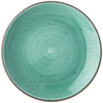 Набор тарелок пирожковых "NATURE" 2 шт. 17 см мятный (кор=16наб.) BRONCO 263-1118-1