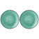 Набор тарелок закусочных "NATURE" 2 шт. 23 см мятный (кор=8наб.) BRONCO 263-1120