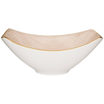 Салатник "NATURE" 24,5*18*9,5 см 960 мл бежевый (кор=16шт.) BRONCO 263-1127