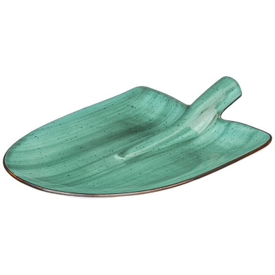 Блюдо сервировочное "NATURE" 29,5*22*6 см мятное (кор=12шт.) BRONCO 263-1128