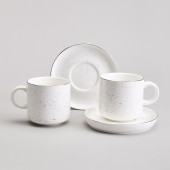 Чайный набор "PLATINUM" на 2 пер. 4 пр. 330 мл (кор=12наб.) BRONCO 263-1152