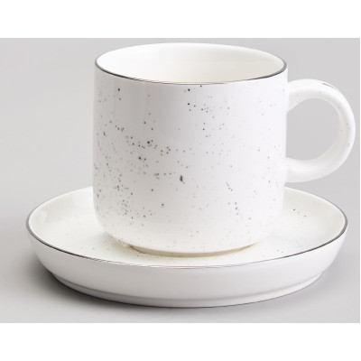 Чайный набор "PLATINUM" на 2 пер. 4 пр. 330 мл (кор=12наб.) BRONCO 263-1152-1