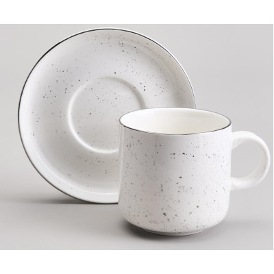 Чайный набор "PLATINUM" на 2 пер. 4 пр. 330 мл (кор=12наб.) BRONCO 263-1152-2