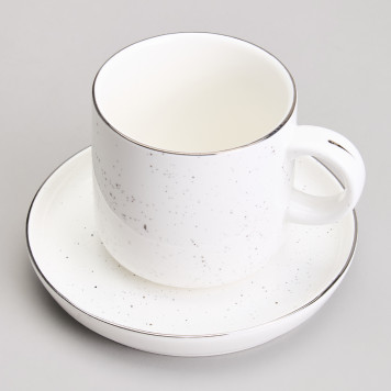 Чайный набор "PLATINUM" на 2 пер. 4 пр. 330 мл (кор=12наб.) BRONCO 263-1152-3