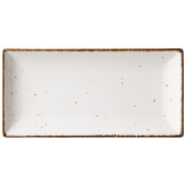 Блюдо "NATURE" прямоугольное 27*13,5*3 см (кор=24шт.) мал. уп. = 4шт BRONCO 263-1273