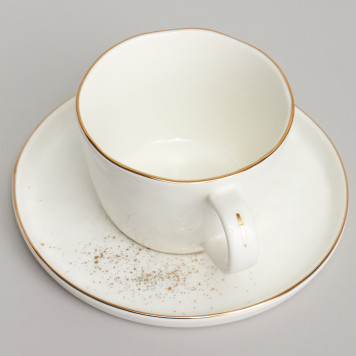 Чайный набор "GOLD" на 2 пер. 4 пр. 200 мл BRONCO 263-1359-4