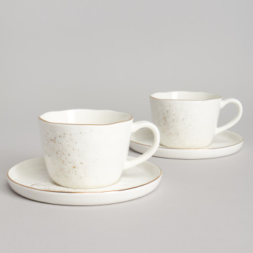 Чайный набор "GOLD" на 2 пер. 4 пр. 200 мл BRONCO 263-1359-5