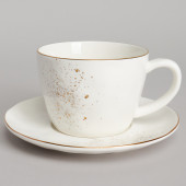 Чайная пара "GOLD" 350 мл BRONCO 263-1360