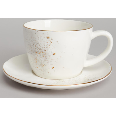 Чайная пара "GOLD" 350 мл BRONCO 263-1360