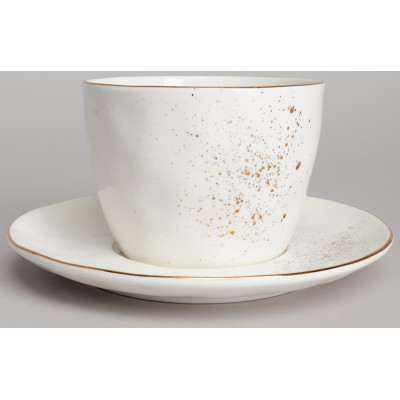 Чайная пара "GOLD" 350 мл BRONCO 263-1360-4