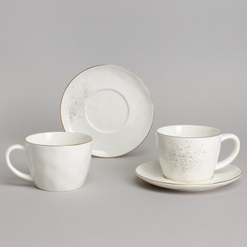 Чайный набор "GOLD" на 2 пер. 4 пр. 350 мл BRONCO 263-1361