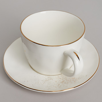 Чайный набор "GOLD" на 2 пер. 4 пр. 350 мл BRONCO 263-1361-3