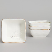 Набор розеток "GOLD" 4 шт. 10*4 см 150 мл BRONCO 263-1362