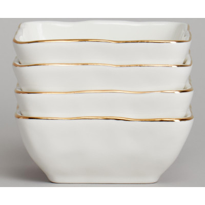 Набор розеток "GOLD" 4 шт. 10*4 см 150 мл BRONCO 263-1362-1