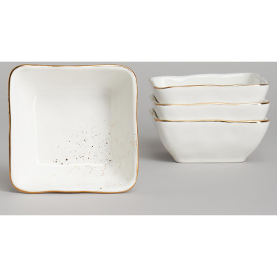 Набор розеток "GOLD" 4 шт. 10*4 см 150 мл BRONCO 263-1362