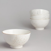 Набор салатников "GOLD" 4 шт. 11,5*6,5 см 300 мл BRONCO 263-1363