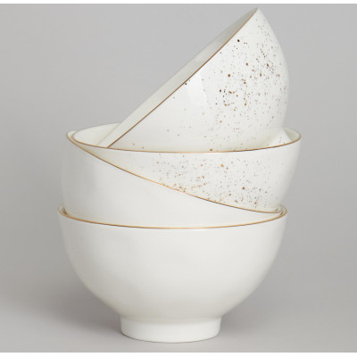 Набор салатников "GOLD" 4 шт. 11,5*6,5 см 300 мл BRONCO 263-1363-1