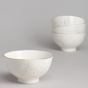 Набор салатников "GOLD" 4 шт. 11,5*6,5 см 300 мл BRONCO 263-1363