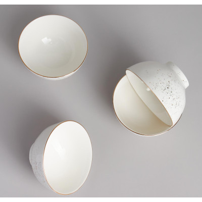 Набор салатников "GOLD" 4 шт. 11,5*6,5 см 300 мл BRONCO 263-1363-7