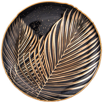 Блюдо "BOHEMIA" black 33см мал.уп.=6шт. BRONCO 336-106