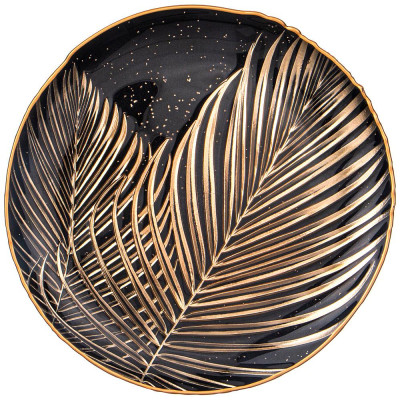 Блюдо "BOHEMIA" black 33см мал.уп.=6шт. BRONCO 336-106