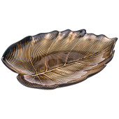 Блюдо глубокое "BOHEMIA" black 37x26.5x5см BRONCO 336-111