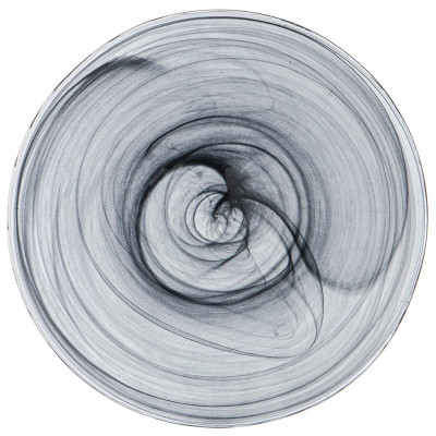 Тарелка десертная "MURANO" black, 21см мал.уп.=6шт. BRONCO 336-182