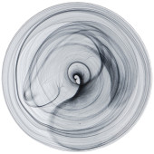 Тарелка обеденная "MURANO" black, 25см мал.уп.=6шт. BRONCO 336-185