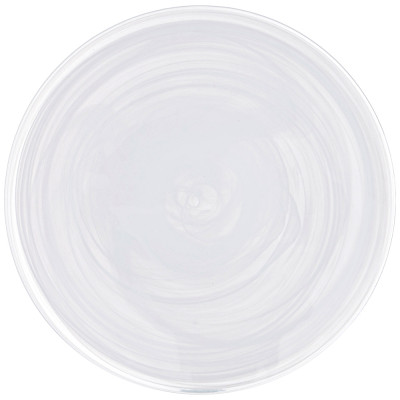 Тарелка обеденная "MURANO" white, 25см мал.уп.=6шт. BRONCO 336-186