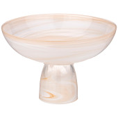 Блюдо на ножке "MURANO" amber, 21см BRONCO 336-187