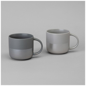 Набор кружек "VELOUR" 2 шт. 440 мл BRONCO 407-100-1