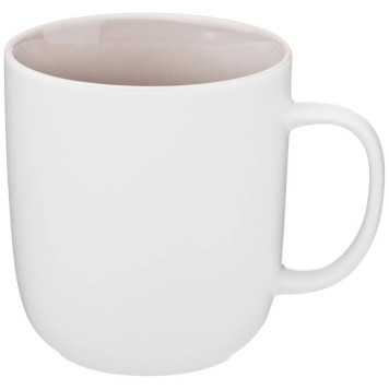 Кружка "VELOUR" 400 мл светло-серая (мал=4шт/кор=24шт.) BRONCO 407-109