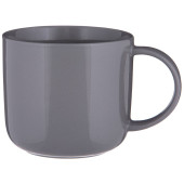 Кружка "LUSTER" 440 мл серая (мал=4шт/кор=24шт.) BRONCO 407-127