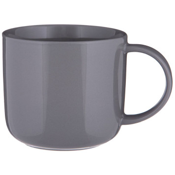 Кружка "LUSTER" 440 мл серая (мал=4шт/кор=24шт.) BRONCO 407-127